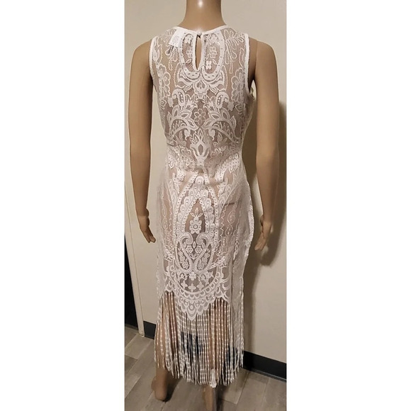 KTOO Fringe Lace "See Through" Dress (Size S) - Picture 6 of 11